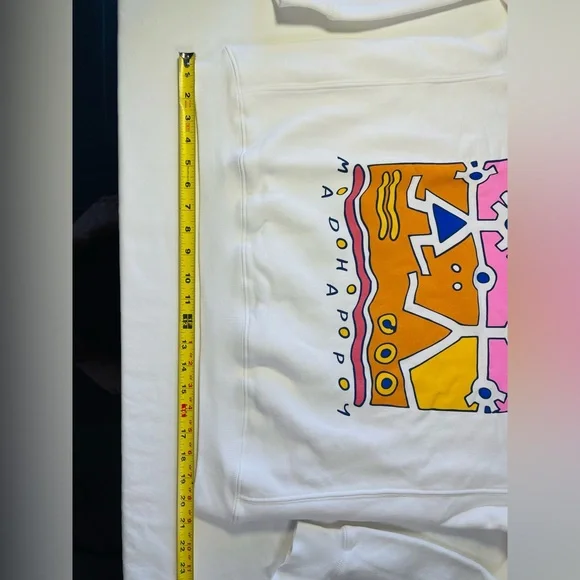 MADhappy RARE Pink and White Crewneck sweatshirt NWT - Picture 11 of 12